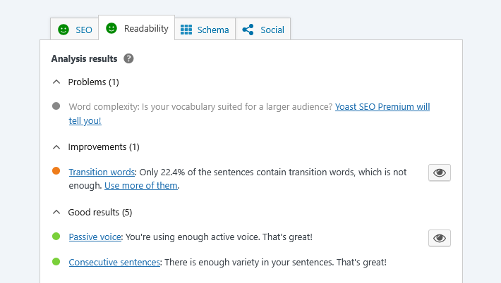 Tools like Yoast SEO, Rank Math, and Surfer SEO help automate keyword analysis, meta descriptions, and readability improvements