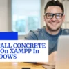 How to install concrete CMS on XAMPP in Windows featured