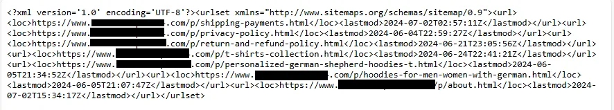 Add /sitemap-pages.xml at the end of your Blogger blog's URL. It will display all your static page URLs alongside Last Modified Date.