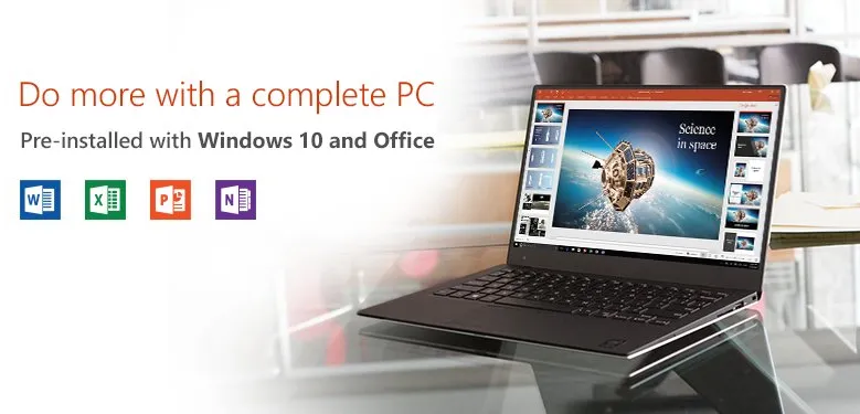 Some devices, especially Windows laptops and tablets, come with a free version of Microsoft Office pre-installed